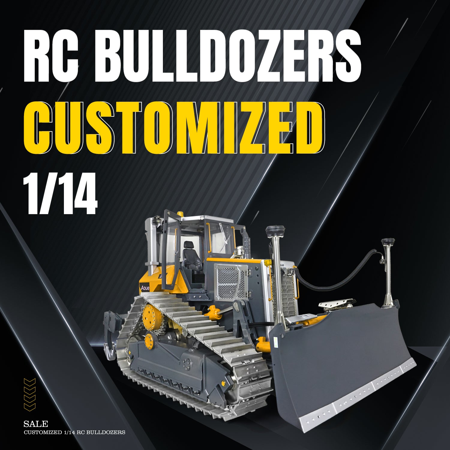 1 14 RC Bulldozers LESU RC USA