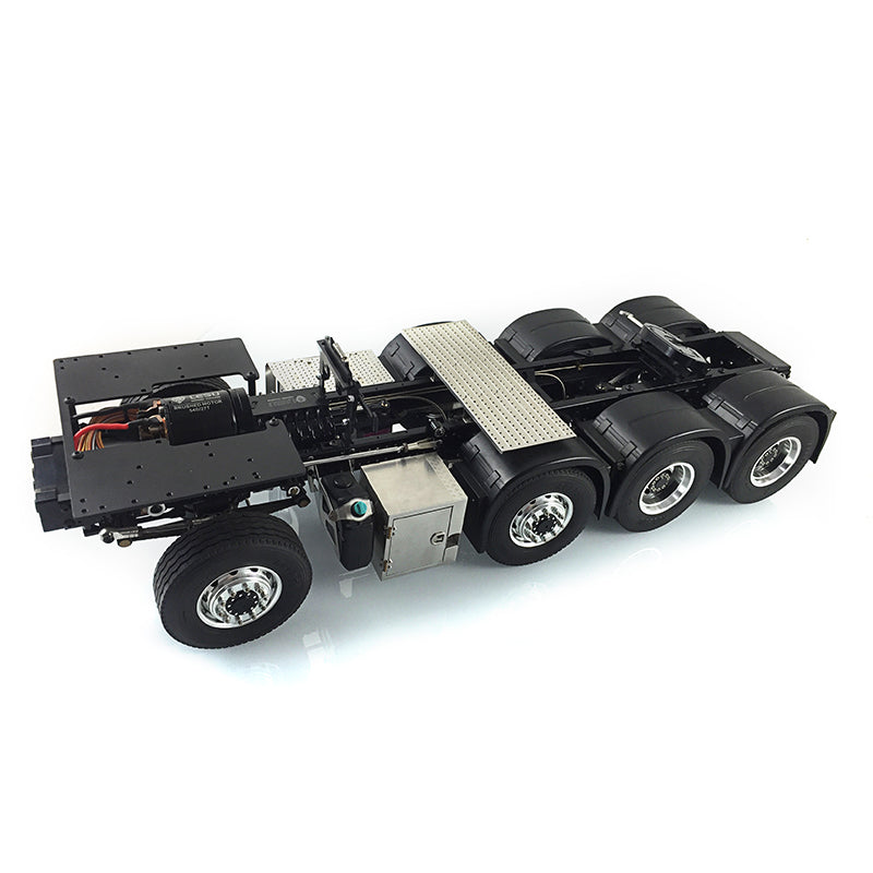 1/14 LESU 8*8 Heavy-duty Metal Chassis 56352 3363 1851 Remote Control Tractor Truck Model W/ 3 Speed Gearbox Motor Servo Fender