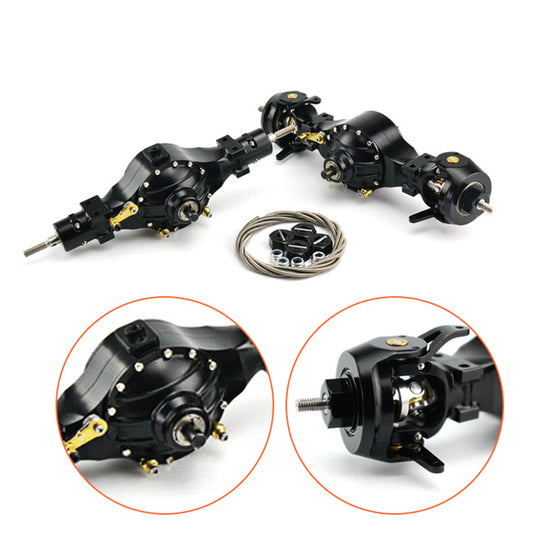 LESU Metal Front Axle Differential Lock for 1/14 Scale Radio Controlled 4X4 6X6 Tractor Truck Model Replacements