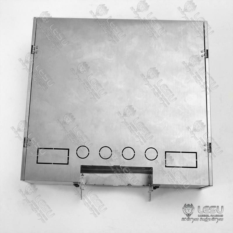LESU 1/14 Scale RC Model Spare Part Metal Toolbox Guard board Pedal Suitable for Radio Controlled Tractor Truck Vehicle Car