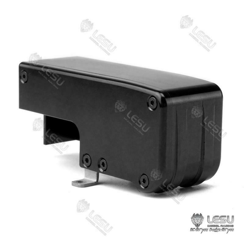 LESU Simulation Metal Battery Box for 1/14 DIY TAMIYA Upgrade FH16 FH12 Tractor Truck Trailer Cabin Model