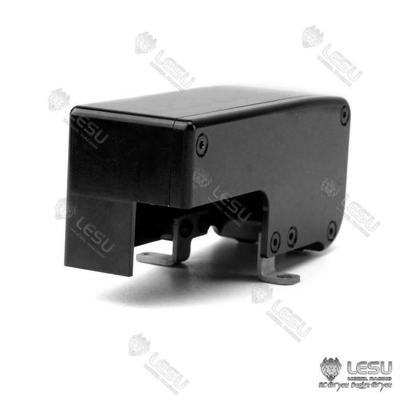 LESU Simulation Metal Battery Box for 1/14 DIY TAMIYA Upgrade FH16 FH12 Tractor Truck Trailer Cabin Model