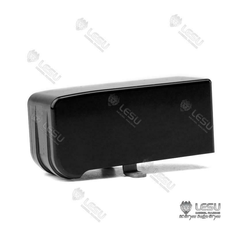 LESU Simulation Metal Battery Box for 1/14 DIY TAMIYA Upgrade FH16 FH12 Tractor Truck Trailer Cabin Model