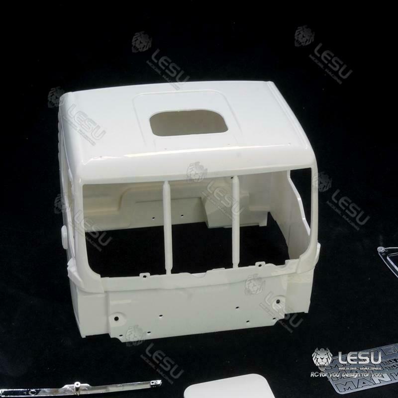 LESU 1/14 RC Cabin Set TGS Car Shell KIT For Radio Controlled Dump Truck Upgrade Parts Refitting Accessory Outdoor Vehicle