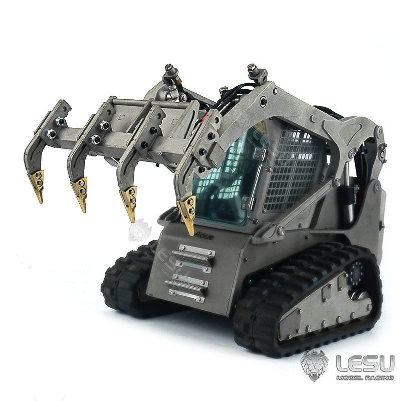 LESU Metal Attachments Spare Parts Buckets Replacements for 1/14 Scale Radio Controlled Hydraulic Skid Steer Loader DIY Model