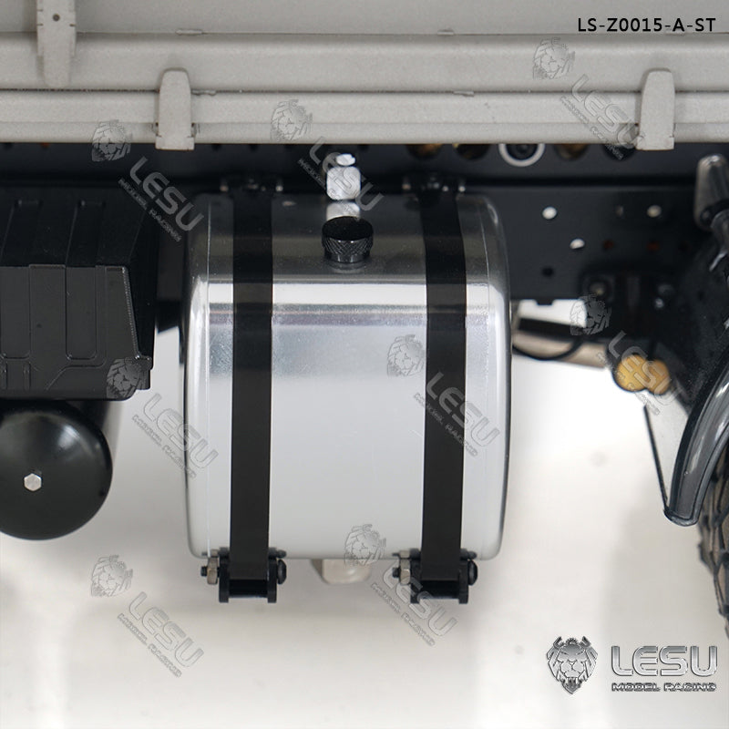 LESU 1/14 Scale Metal 4*4 Chassis TGS Hydraulic Dumper Truck Construction Vehicle Model Light Sound System Motor ESC Servo