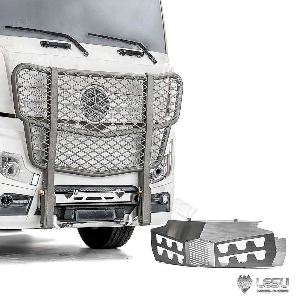 Metal Front Bumper Parts for 1/14 DIY TAMIYA 3363 1851 RC Tractor Truck Radio Controlled Lorry Car 3348 Dumper Model