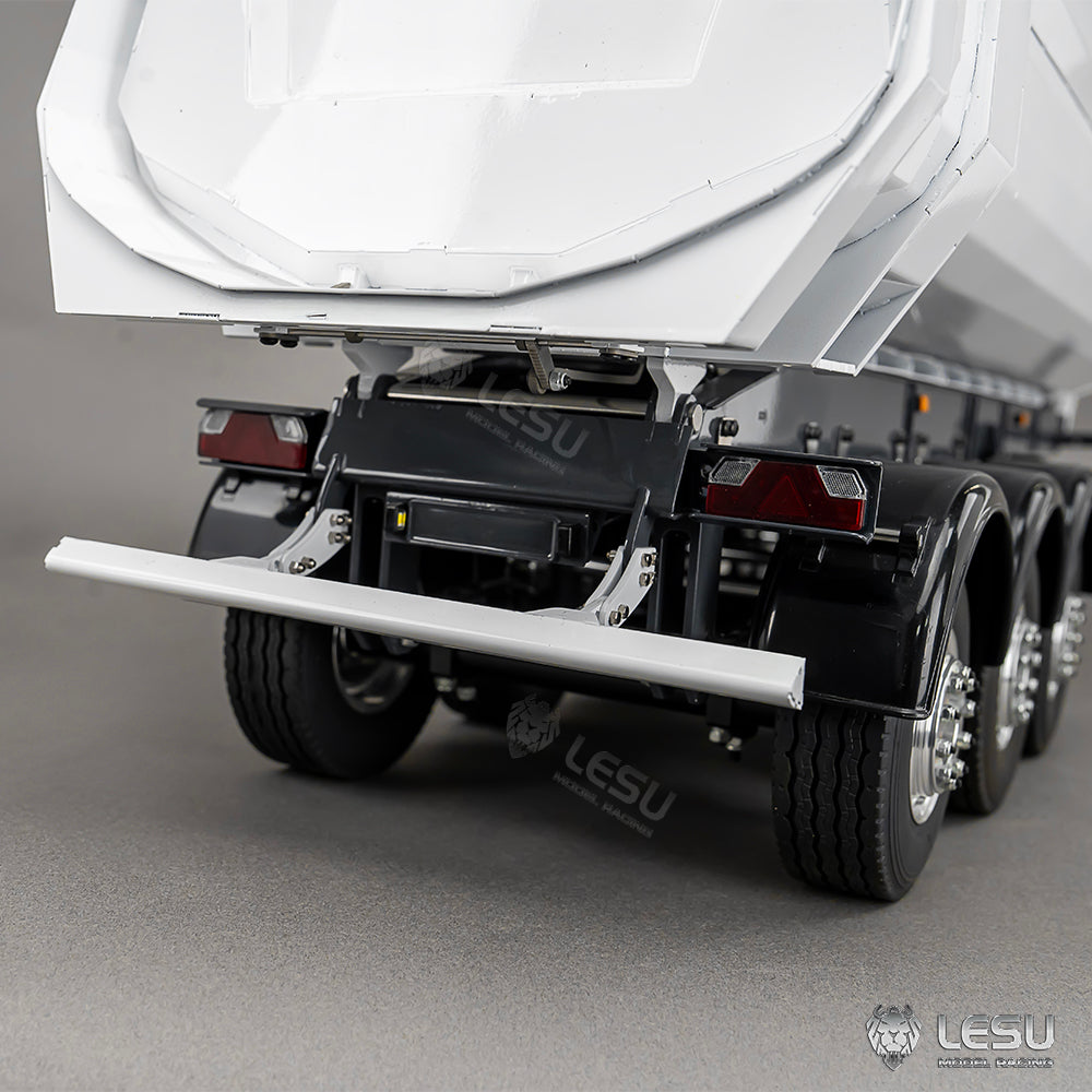 LESU 3Axles Metal 1/14 RC Hydraulic Dump Trailer for DIY TAMIYA Tractor Truck Radio Controlled Lorry Vehicle R620 770S FH16
