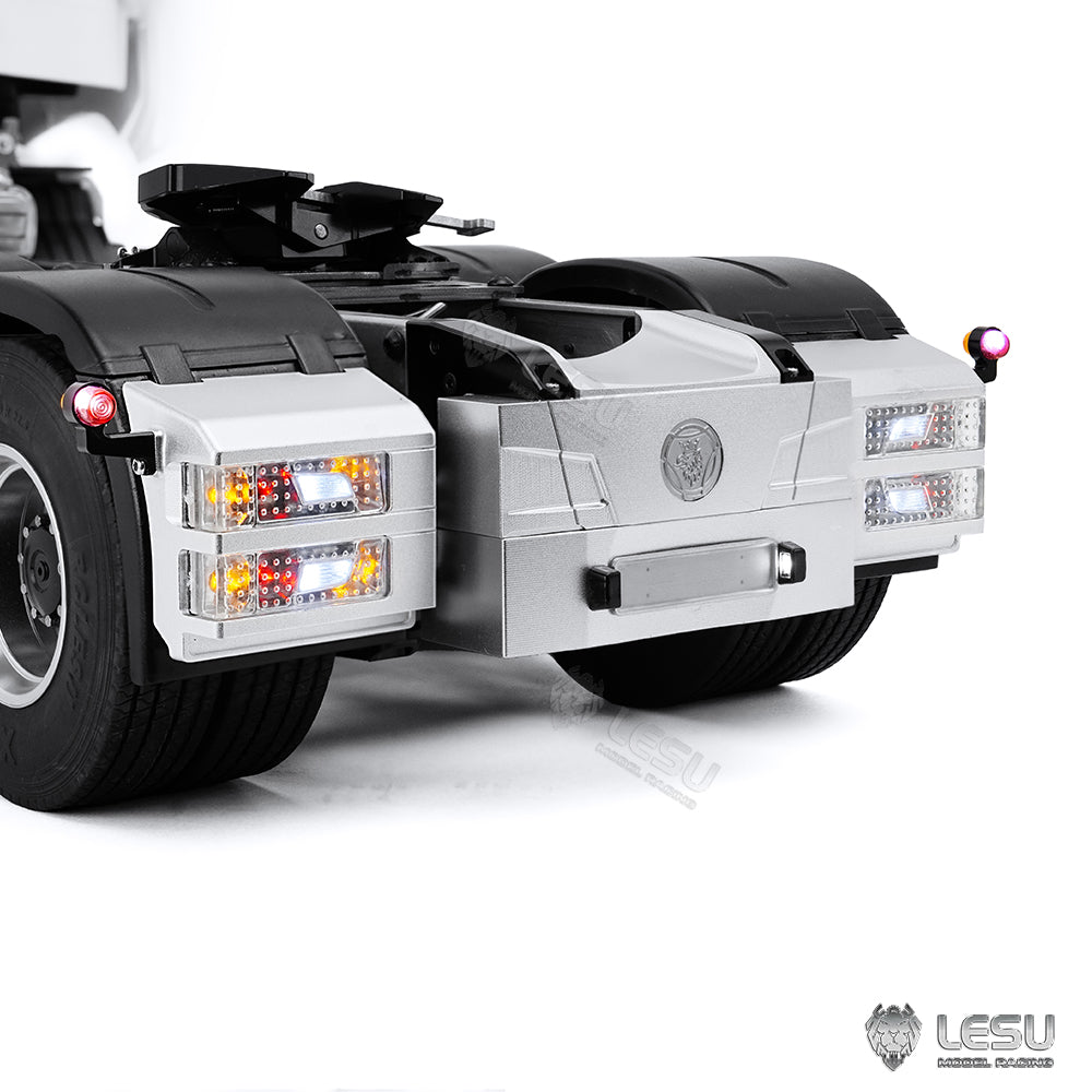 Metal Rear Beam Taillight Set LED for DIY TAMIYA 1/14 RC Tractor Truck R470 R620 770S Remote Control Lorry Car Model Vehicles