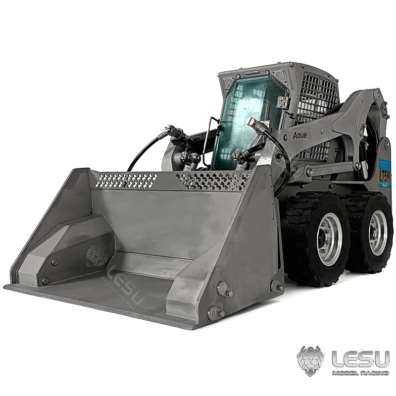 LESU 1/14 Wheeled Skid-Steer Ready To Run Hydraulic Remote Controlled Loader Aoue LT5H W/ I6S Radio Controller Battery Charger
