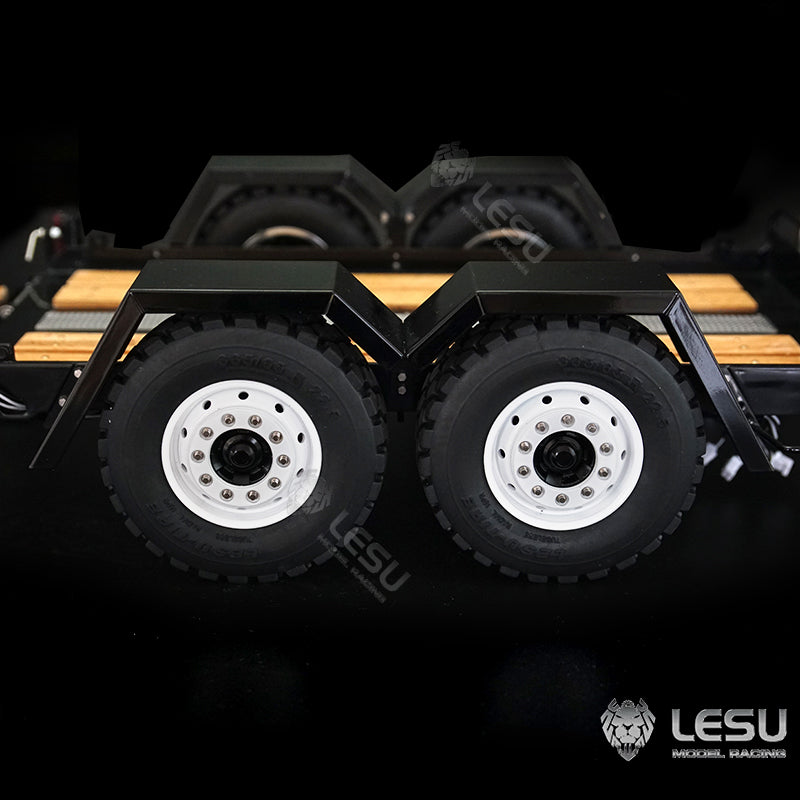 Metal Trailer Plate For 1/14 LESU Skid Steer Loader A0008 B0008 Model RC Hydraulic Cars Model