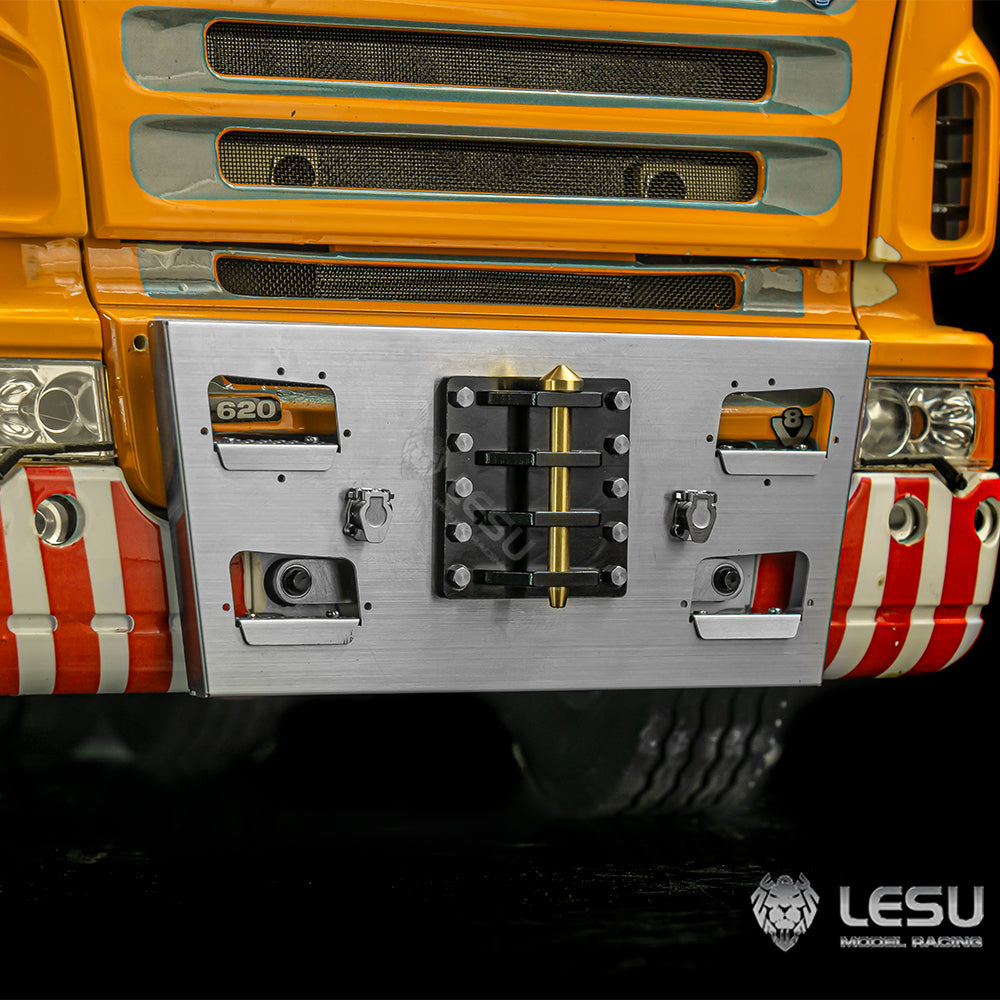 LESU Metal Front Tow Hook Coupler Trailer Hook for Upgrade 1/14 RC Tractor Truck R470 R620 R730 Car Model