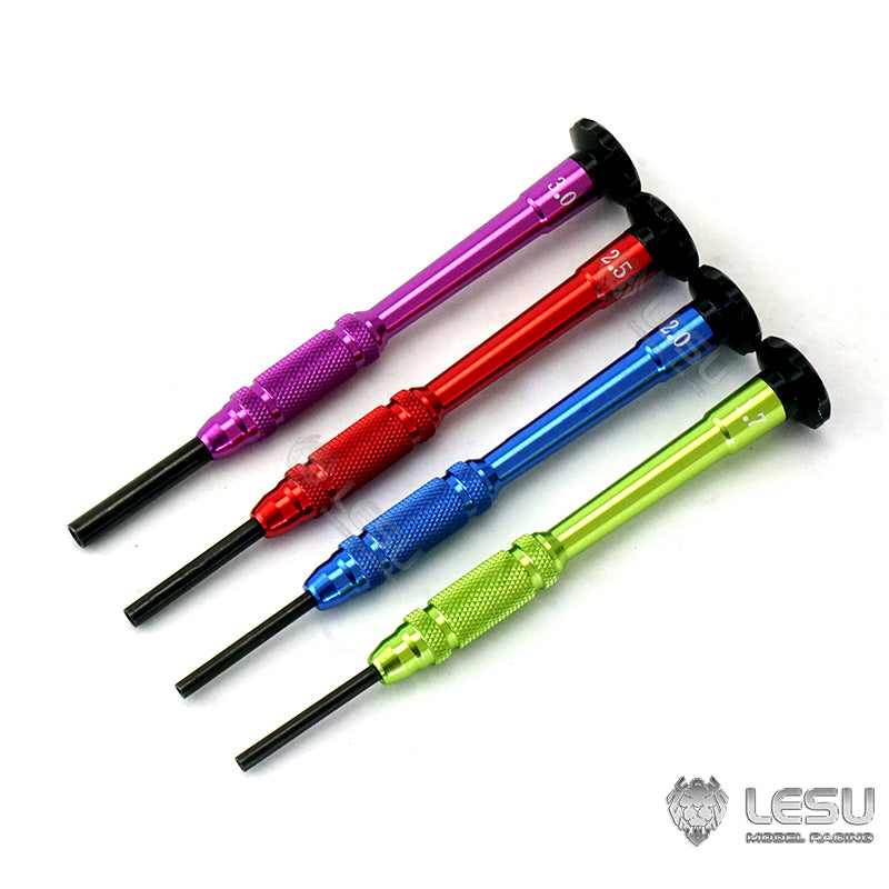 LESU Outer Hexagonal Screwdriver Tools 1.7/2.0/2.5/3.0MM for 1/14 TAMIYA RC Tractor Truck Dumper RC Excavator Model