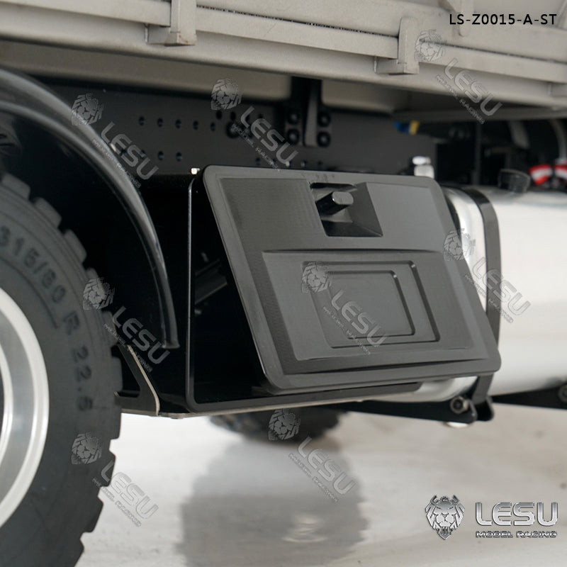 LESU 1/14 Scale Metal 4*4 Chassis TGS Hydraulic Dumper Truck Construction Vehicle Model Light Sound System Motor ESC Servo