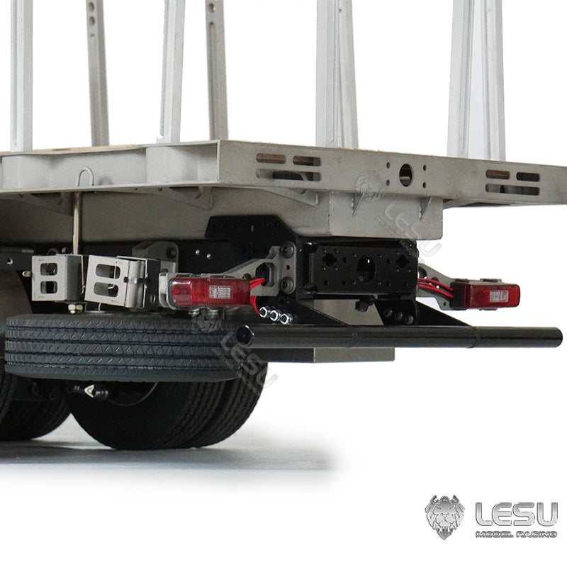 LESU 1/14 RC Flatbed Timber Truck VM FE Remote Control Lorry 2Speed Car 6x4 Metal Chassis RWD Model Vehicle Light Sound Motor