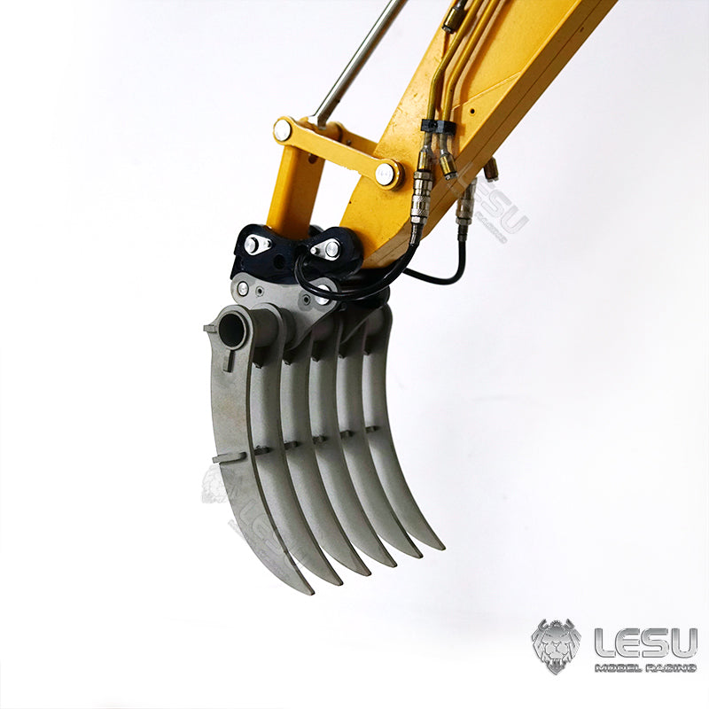 LESU Painted 3Arms 1/14 Scale Metal Aoue ET26L Hydraulic RC Excavator Digger W/ Pump Valve Motor ESC GPS Upgrade accessories