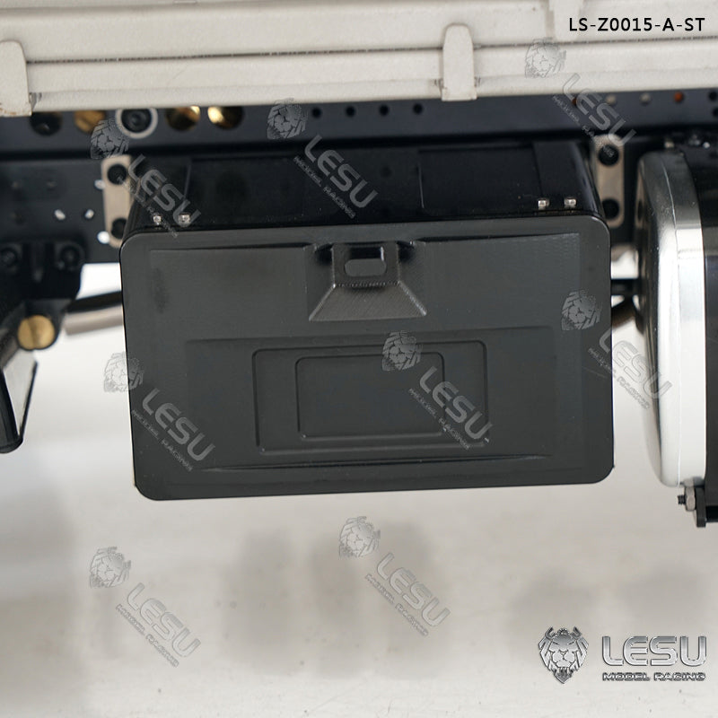 LESU 1/14 Scale Metal 4*4 Chassis TGS Hydraulic Dumper Truck Construction Vehicle Model Light Sound System Motor ESC Servo