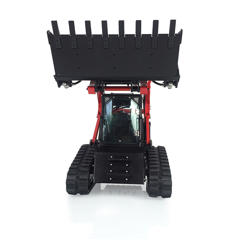 LESU Model 1/14 Scale Metal Radio Controlled Hydraulic Aoue-LT5 Tracked Skid-Steer Loader W/ Lights Replacements Accessories