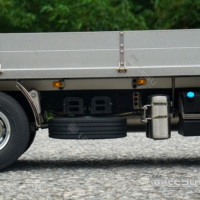 IN STOCK LESU 1/14 VM 6x4 Unpainted Remote Controlled Flatbed Truck Model Car for Light System Motor Servo ESC W/O Battery Radio