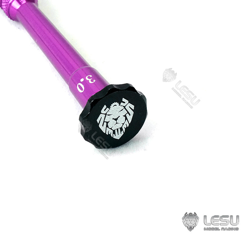 11.11 EXCLUSIVE GIFTS LESU 1.5mm/2.0mm/2.5mm/3.0mm Metal Screw Driver Tool 2.0mm/2.5mm/1.7mm/3.0mm Hexagonal Screwdriver for 1/14 RC Tractor Truck Model