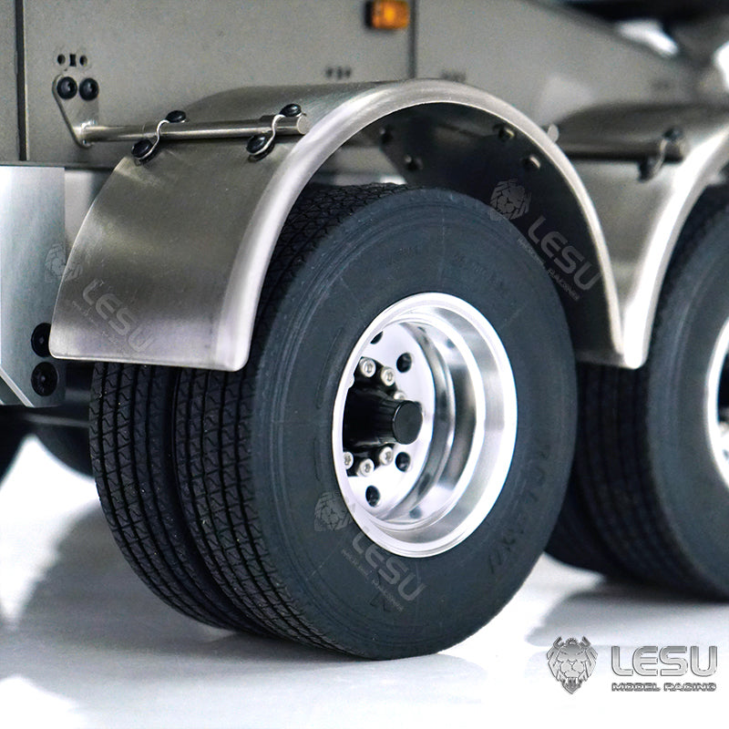 LESU Metal RC Hydraulic Dumper Trailer Pump for 1/14 Scale Tractor Truck Construction Vehicle DIY W/ Electronic Legs