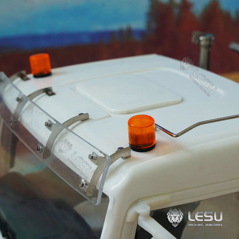 In Stock LESU 1/14 Scale 8*8 Metal Chassis TGS Hydraulic Dumper Truck Construction Vehicle W/ Light Sound System Motor ESC Servo Model