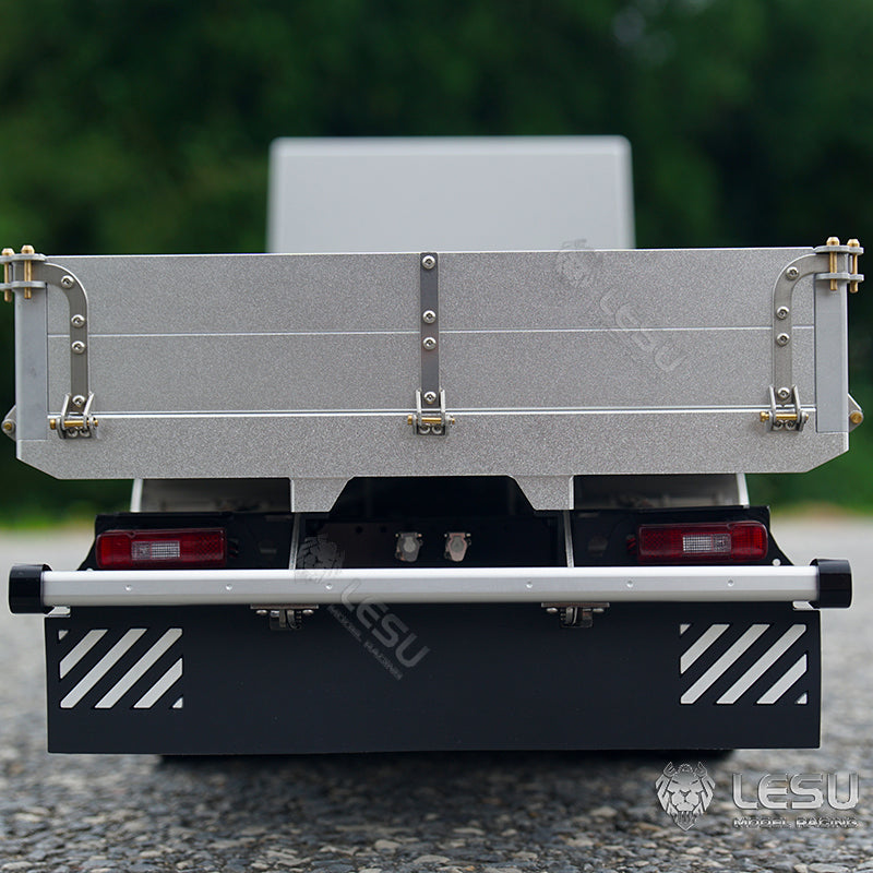 IN STOCK LESU 1/14 VM 6x4 Unpainted Remote Controlled Flatbed Truck Model Car for Light System Motor Servo ESC W/O Battery Radio
