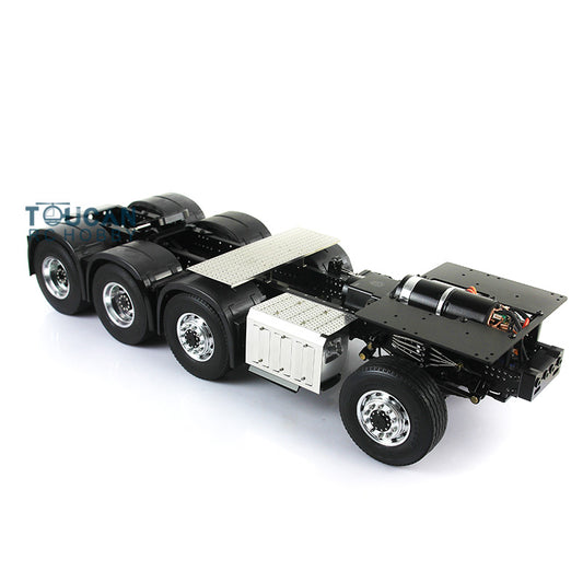 LESU 1/14 RC Tractor Truck 8*8 Heavy-duty Metal Chassis 3363 for TAMIYA 56352 Model 2Speed Transmission 540 Motor
