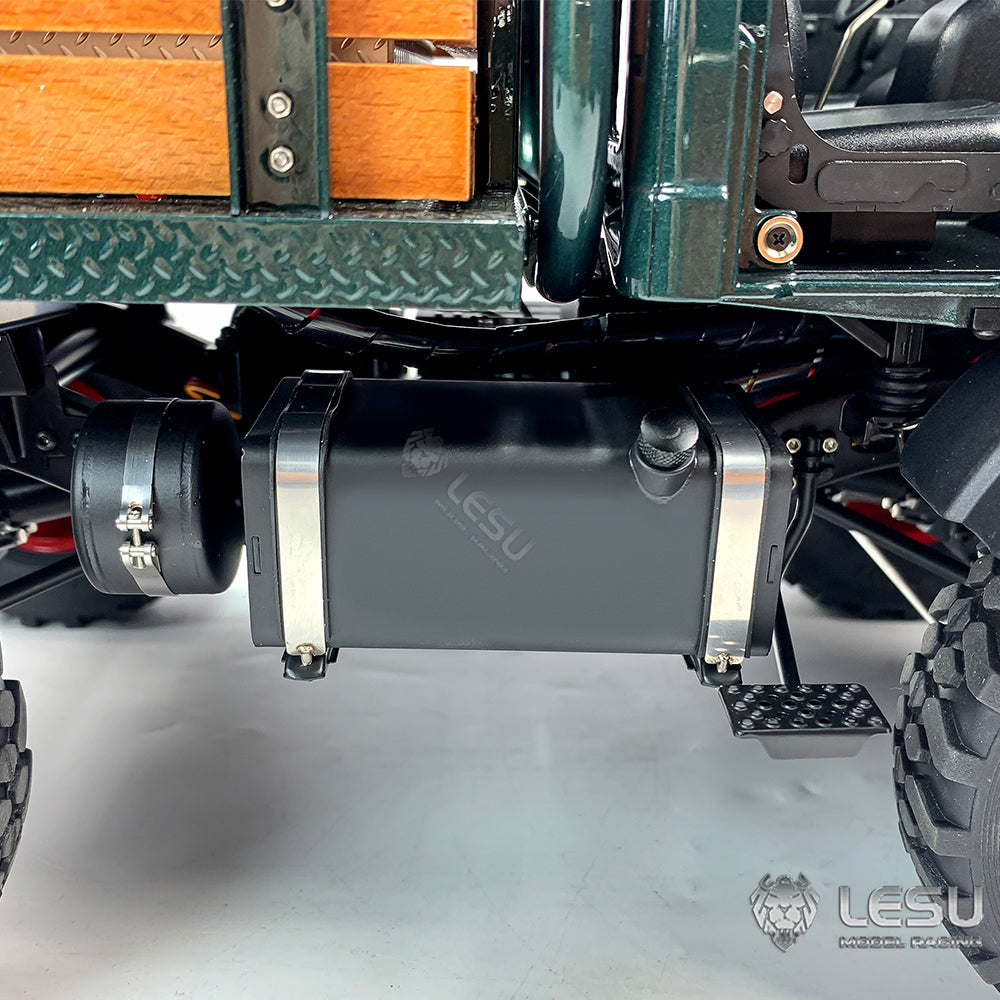 LESU 4X4 1/10 Remote Control Off-road Vehicles Painted Assembled RAVE-UM406 Electric Car W/ 2Speed Transmission Sound Light System