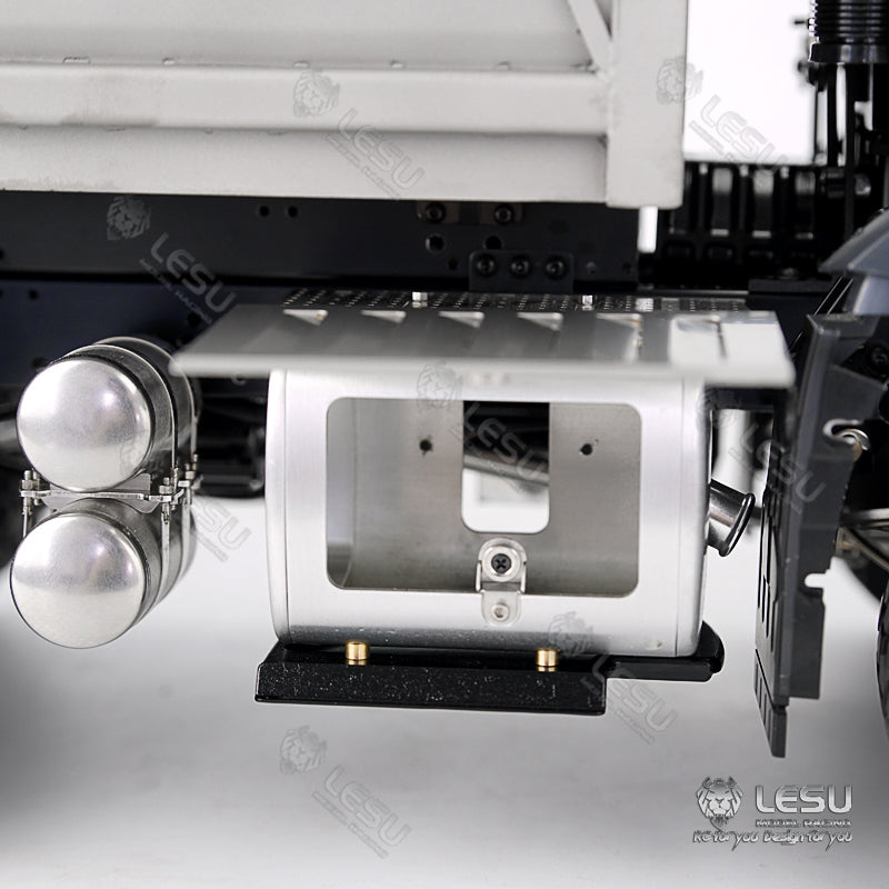 LESU 1/14 Remote Controlled 3363 3348 6*6 Dumper Truck Construction Vehicle Hydraulic System Motor Sound Light System Servo ESC