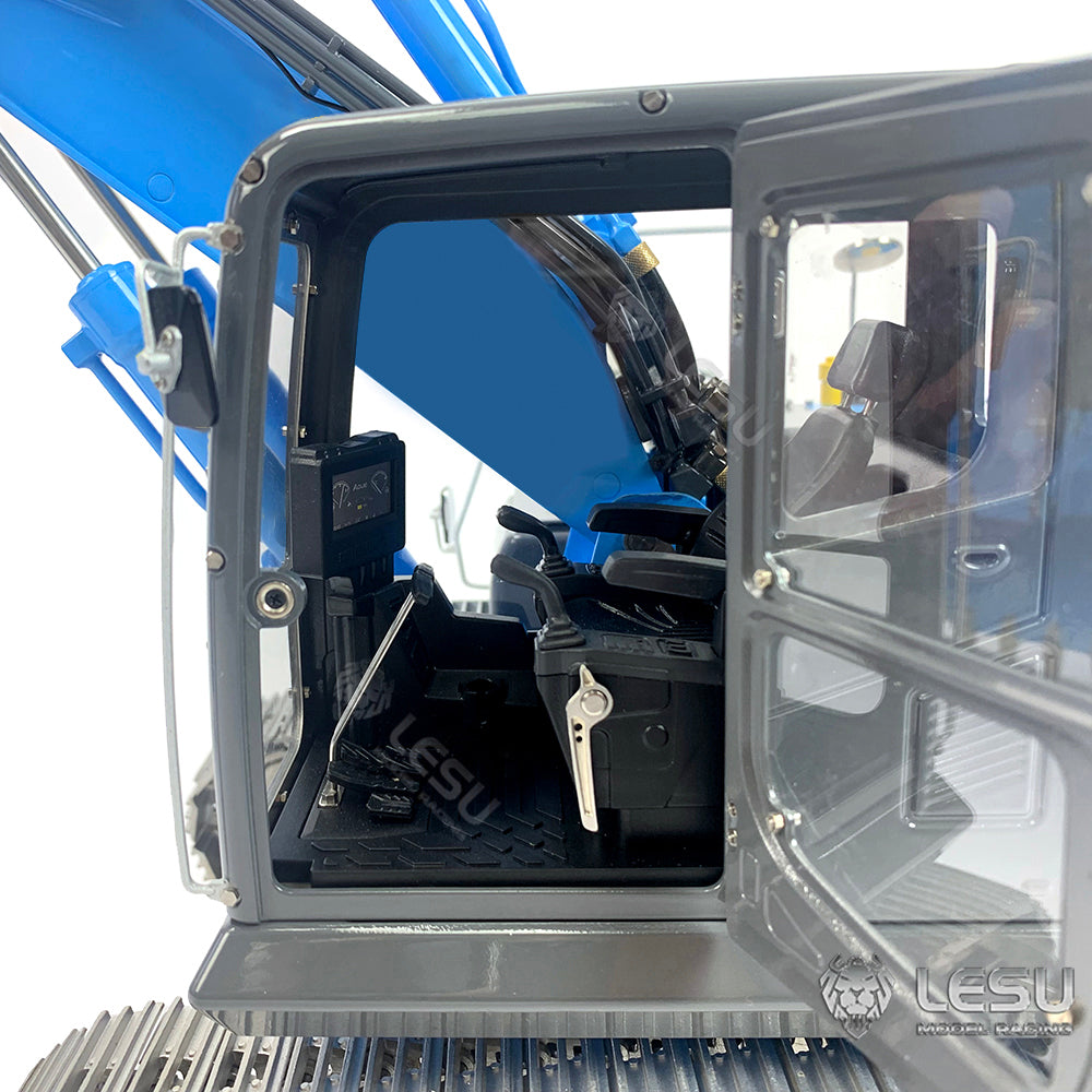 LESU 1/14 RC Hydraulic Tracked Excavator ET36L 3-arms Digger Painted Assembled Model 7-Ways Reversing Valve