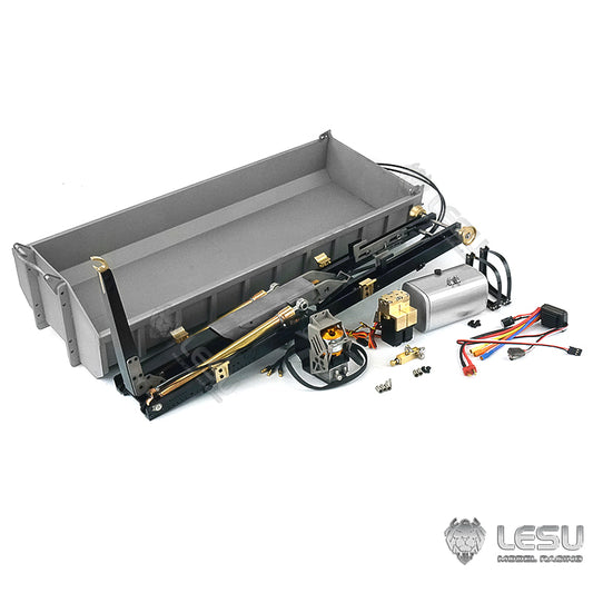 LESU 1/14 RC Metal Hydraulic Rod Bucket Control Valve Pump Dumper Truck