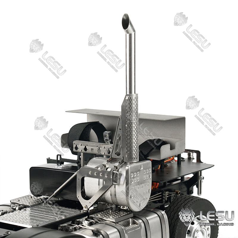 Metal 6*6 Chassis W/ Motor Servo for 1/14 FH16 Tractor Truck Model W/O ESC Sound Light System Radio Controller Battery