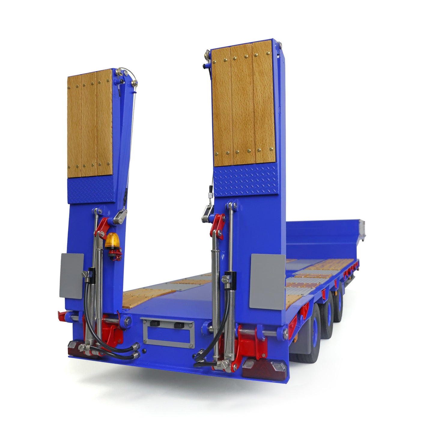 LESU 1/14 Remote Controlled Metal Trailer Light System Hydraulic System Pump Valve ESC Electronic Tailgate