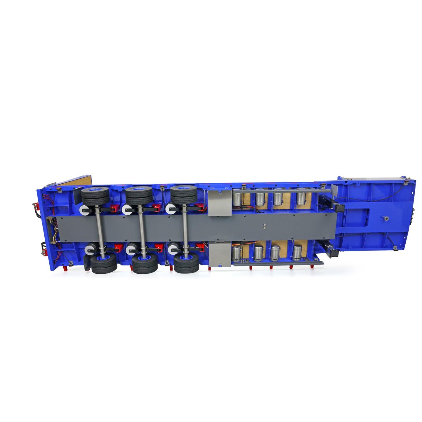 LESU 1/14 Remote Controlled Metal Trailer Light System Hydraulic System Pump Valve ESC Electronic Tailgate