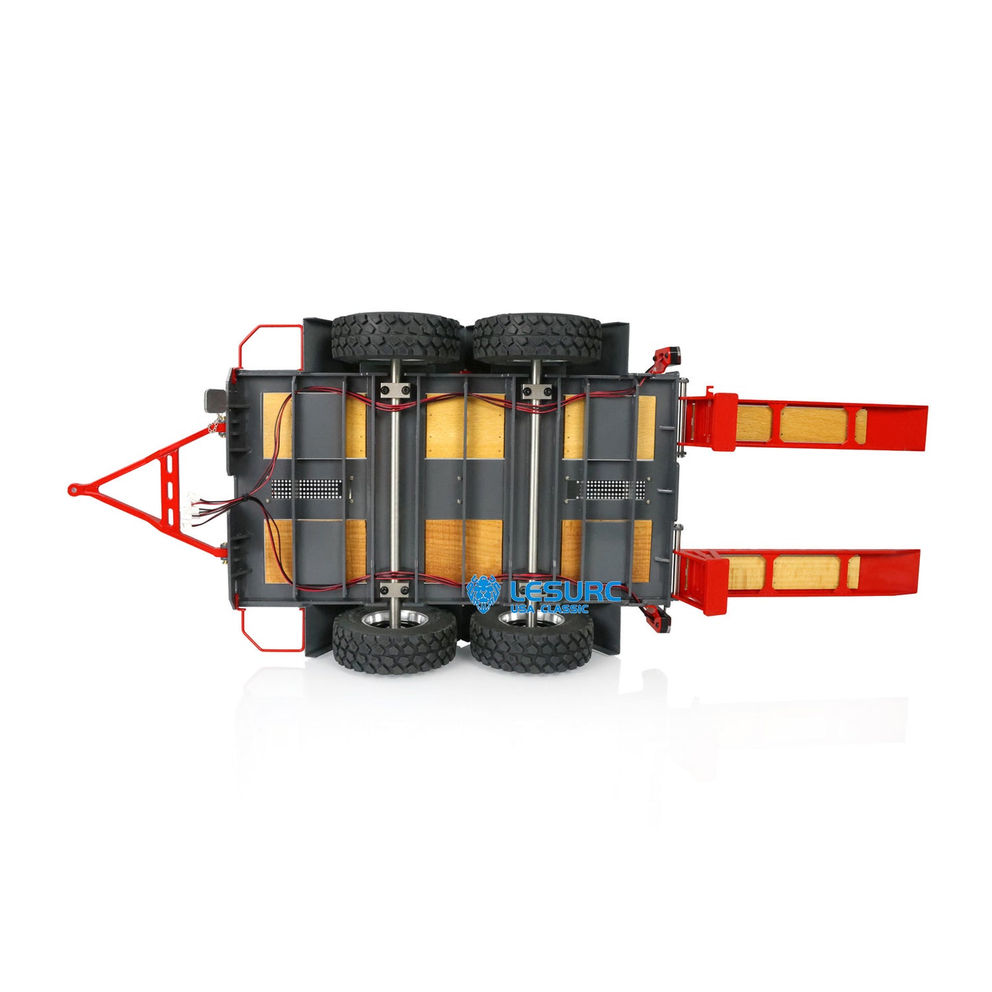LESU 1/14 Scale Aoue LT5H Wheeled Skid-Steer Remote Control Hydraulic Loader Model Sound Lights System W/O Controller Charger