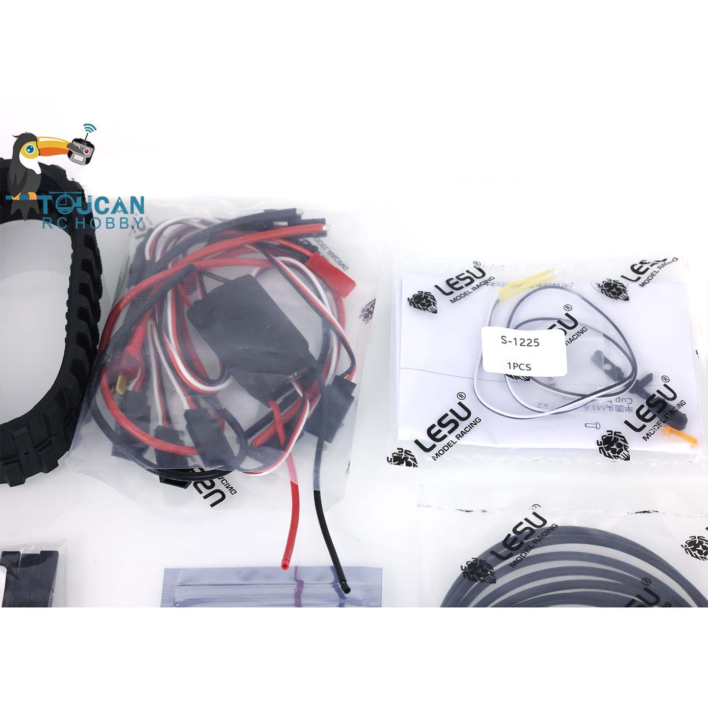 LESU Aoue B0008 LT5 Metal 1/14 Remote Control Hydraulic Tracks Skid-Steer Loader Vehicle With Sound Light Unassembled Model