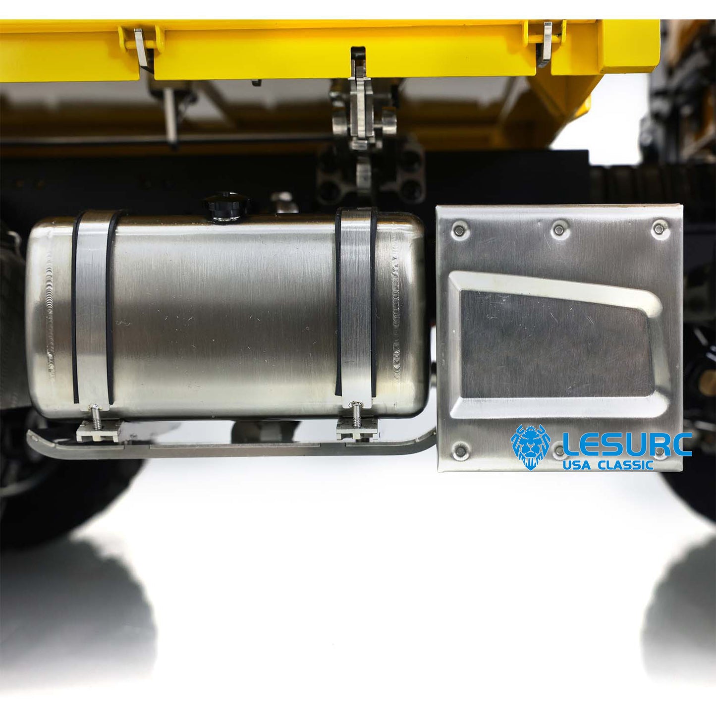LESU TGS 3-way Metal 1/14 Remote Controlled Dumper Truck Hydraulic Tipper Light Ready To Run Model W/ Battery 3Speed Transmission