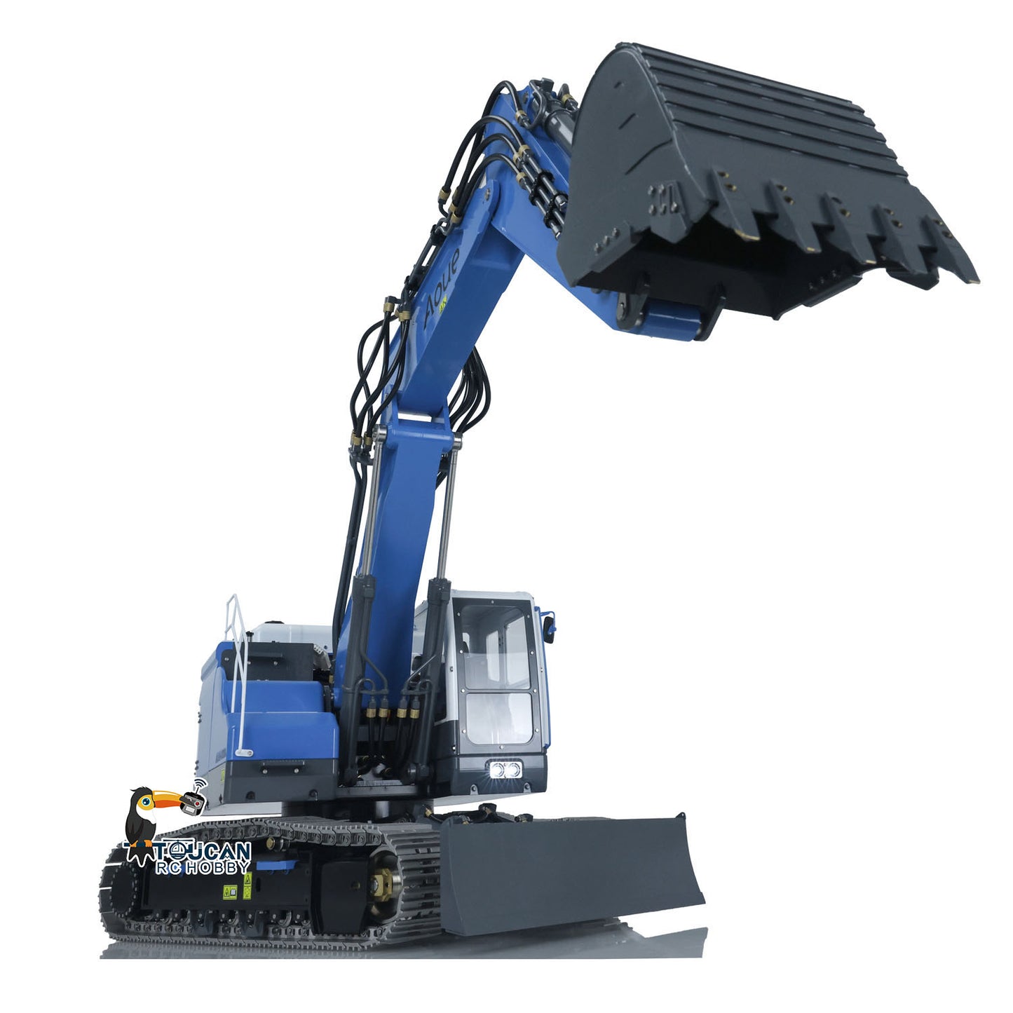 LESU Assembled Aoue ET26L 1/14 3 Arms Metal Hydraulic RC Excavator GPS Digger Model Car W/ Motor Servo GPS Upgrade accessories