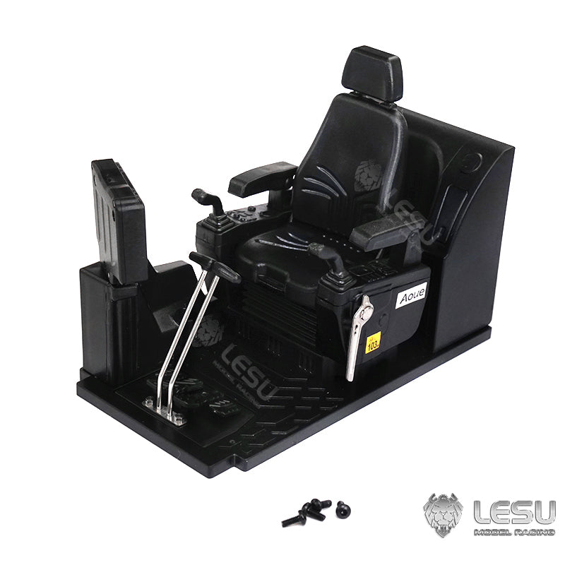LESU Spare Parts Metal Protective Fence Grab Grapple Fixed Mount Liquid Crystal Display Bucket Track For 1/14 AC360 RC Excavator