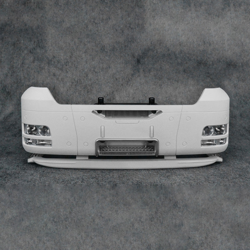Lesu Upgraded Metal Lower Front Bumper for 1/14 RC Truck TGX Dumper Car