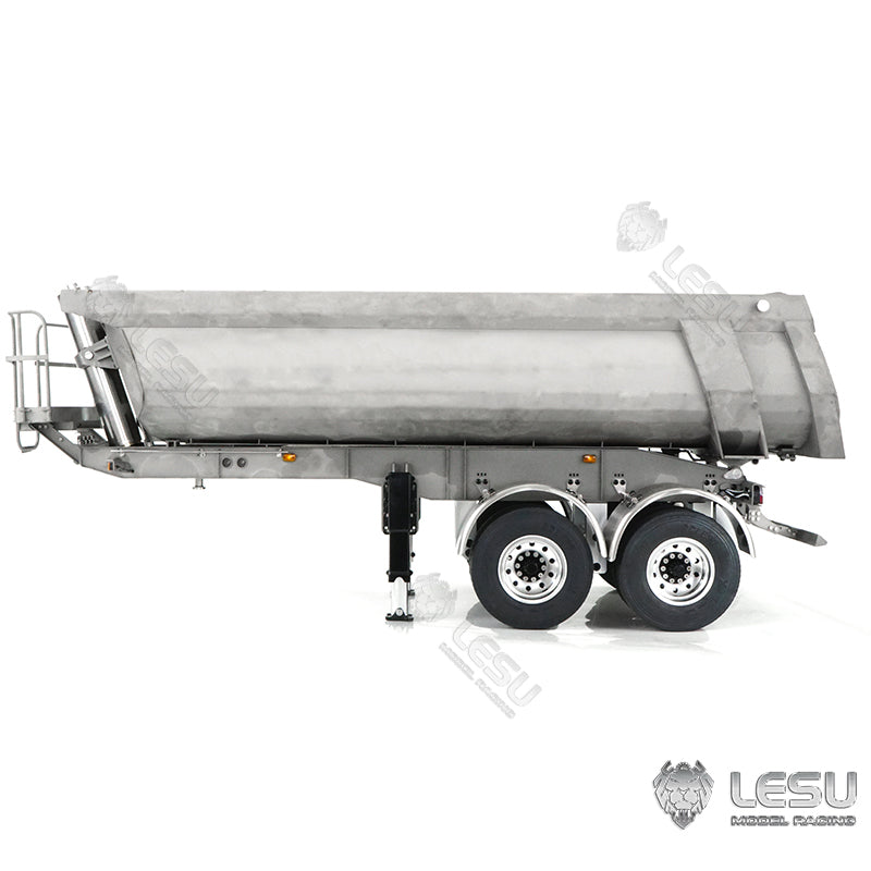 LESU Metal RC Hydraulic Dumper Trailer Pump for 1/14 Scale Tractor Truck Construction Vehicle DIY W/ Electronic Legs