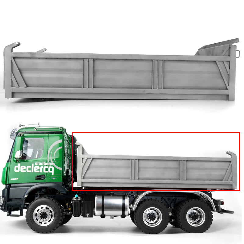 LESU 1/14 Remote Controlled 3363 3348 6*6 Dumper Truck Construction Vehicle Hydraulic System Motor Sound Light System Servo ESC