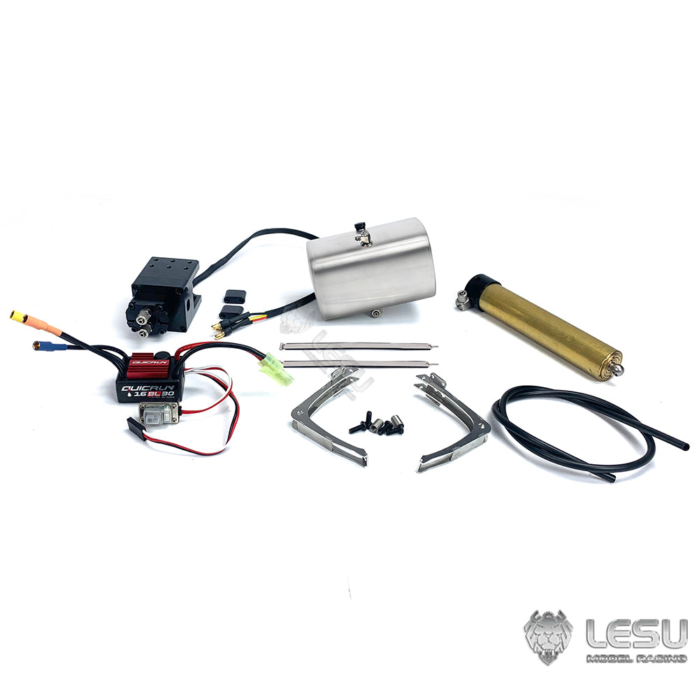 LESU Hydraulic Pump Cylinder Set Retractable for 1/14 DIY RC Dump Truck Model Spare Parts Replacements Accessories