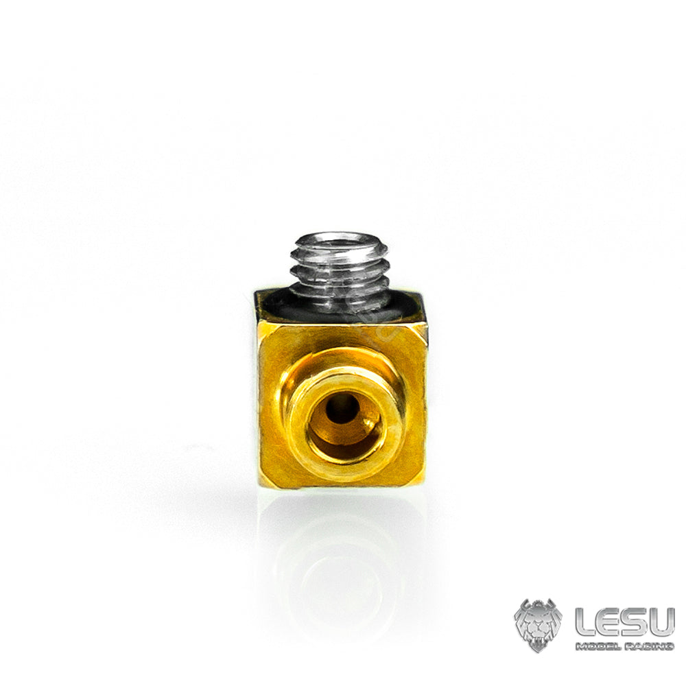 LESU Brass Welding Nozzle for 1/14 RC Hydraulic Construction Vehicles Excavator Loader Forklift Bulldozer Model 2MM*1MM Oil Hose Parts