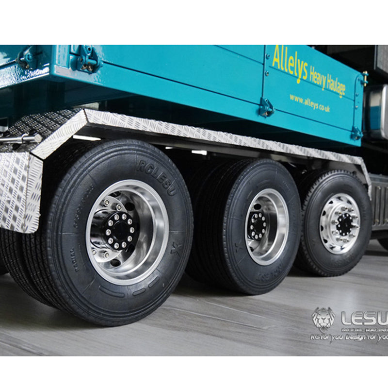 1/14 Scale Lesu Metal Front Rear Mud Plates for Single Double 3Axle RC Truck Tractor Radio Controlled Dumper DIY Car Model