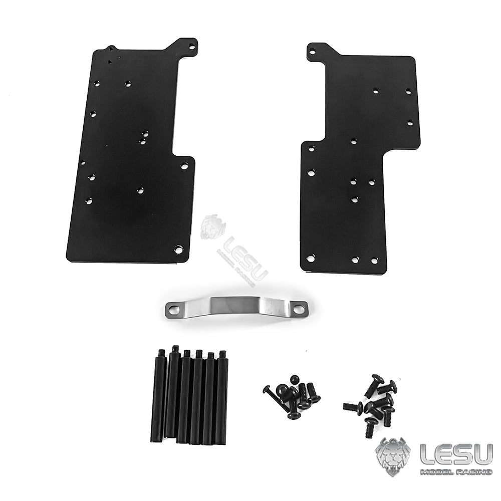 LESU Metal CNC Platform B Battery Compartment for DIY 1/14 Tamiya 3348 3363 RC Tractor Truck Dumper