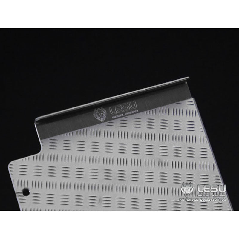 LESU 1/14 Rear Lights Exhaust Box Metal Pedal Second Plate Set ABS Plastic Car Body for RC Tractor Truck DIY Model Part