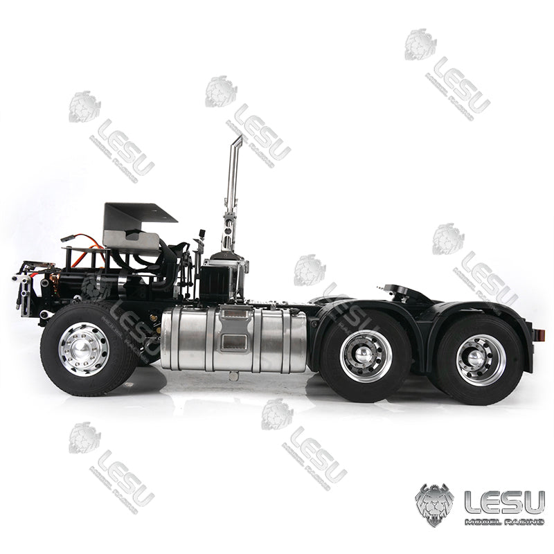 Metal 6*6 Chassis W/ Motor Servo for 1/14 FH16 Tractor Truck Model W/O ESC Sound Light System Radio Controller Battery