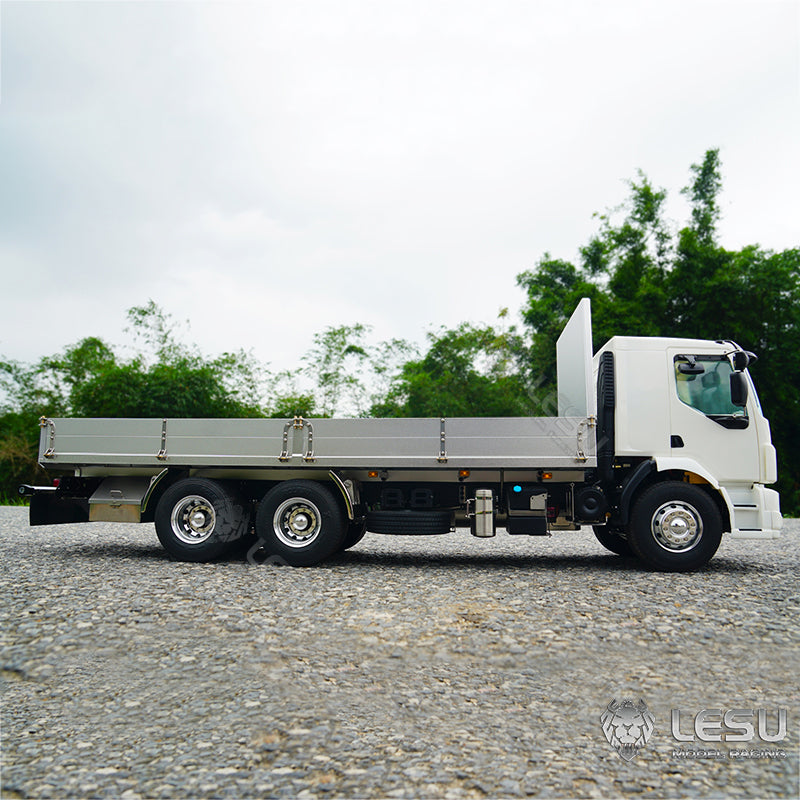 IN STOCK LESU 1/14 VM 6x4 Unpainted Remote Controlled Flatbed Truck Model Car for Light System Motor Servo ESC W/O Battery Radio